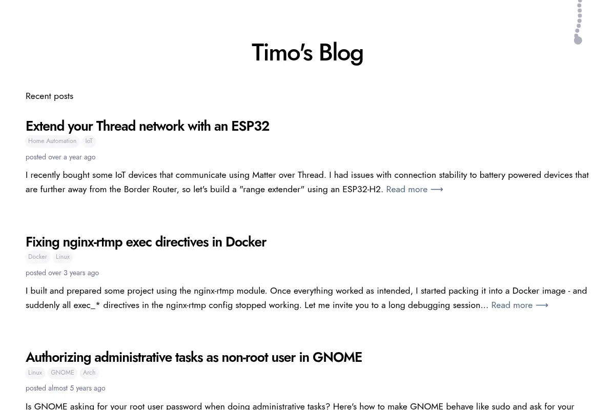Timo's Blog