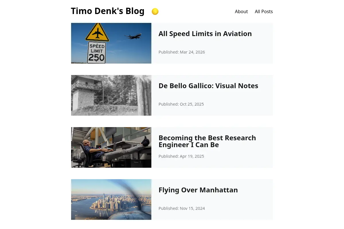 Timo Denk's Blog