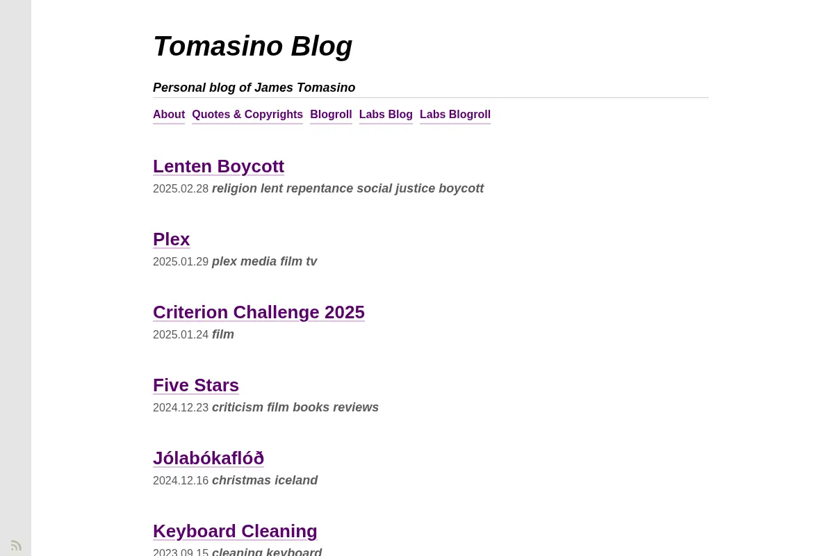 Tomasino Blog