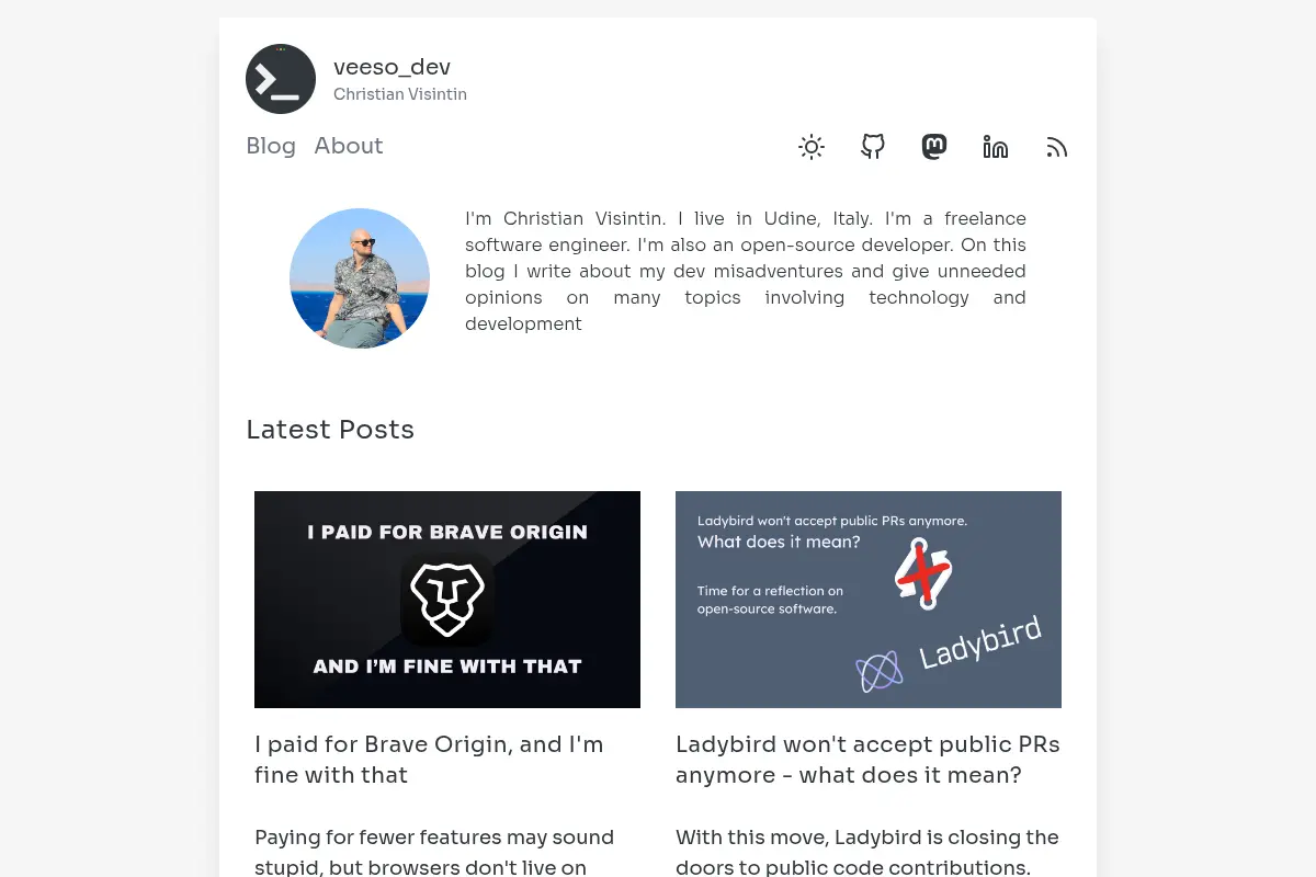 Veeso's Blog