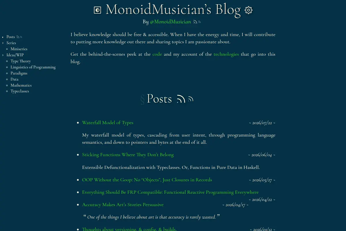 MonoidMusician's Blog