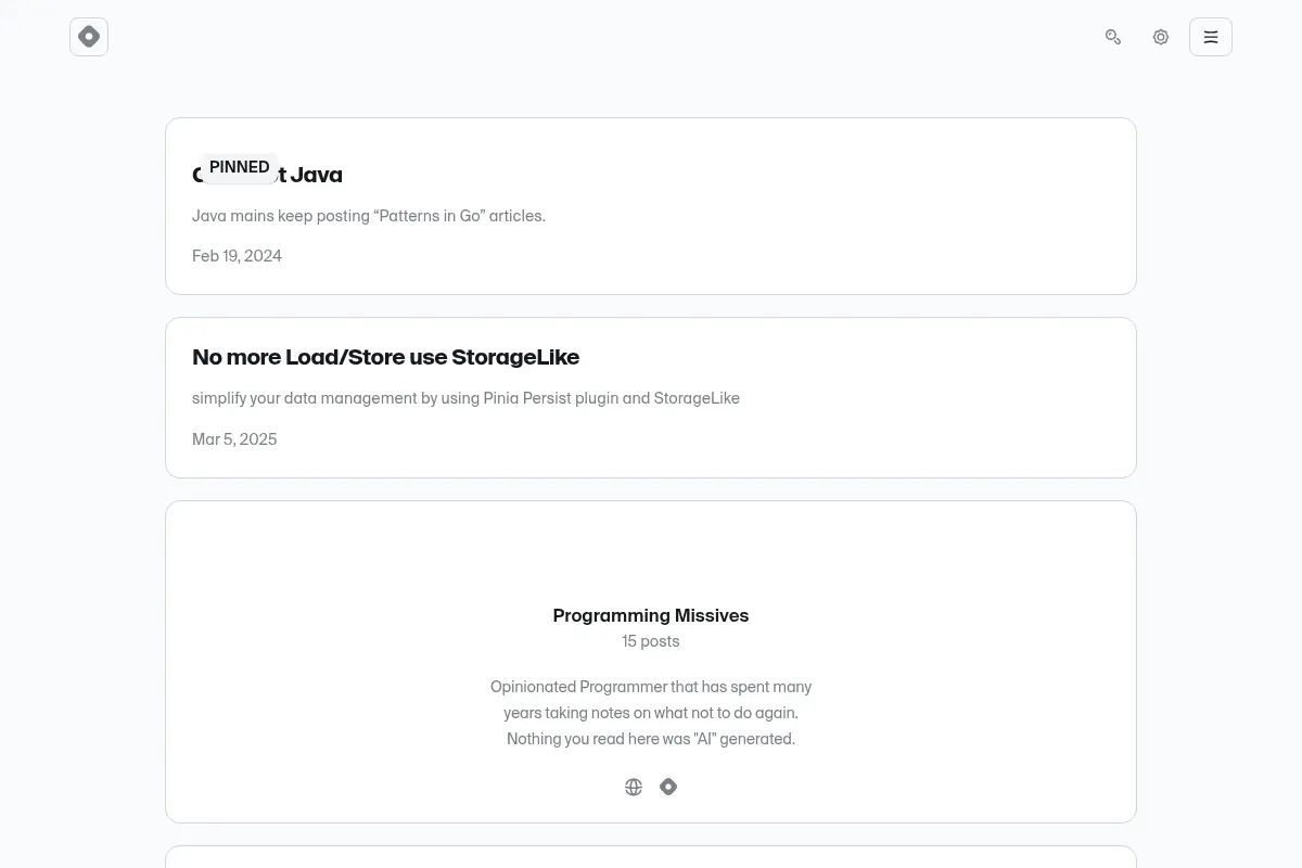 Programming Missives
