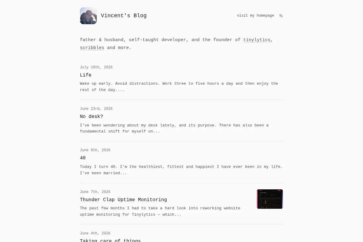Vincent's Blog
