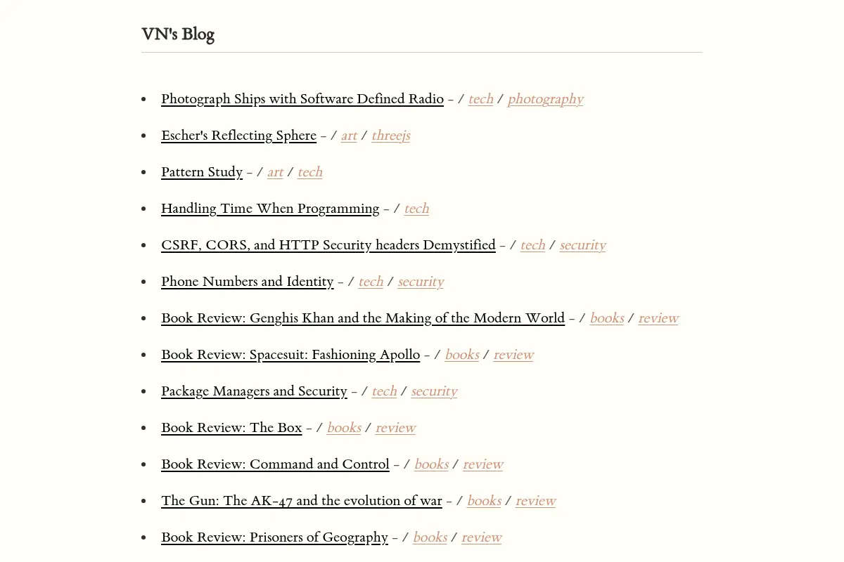 VN's Blog