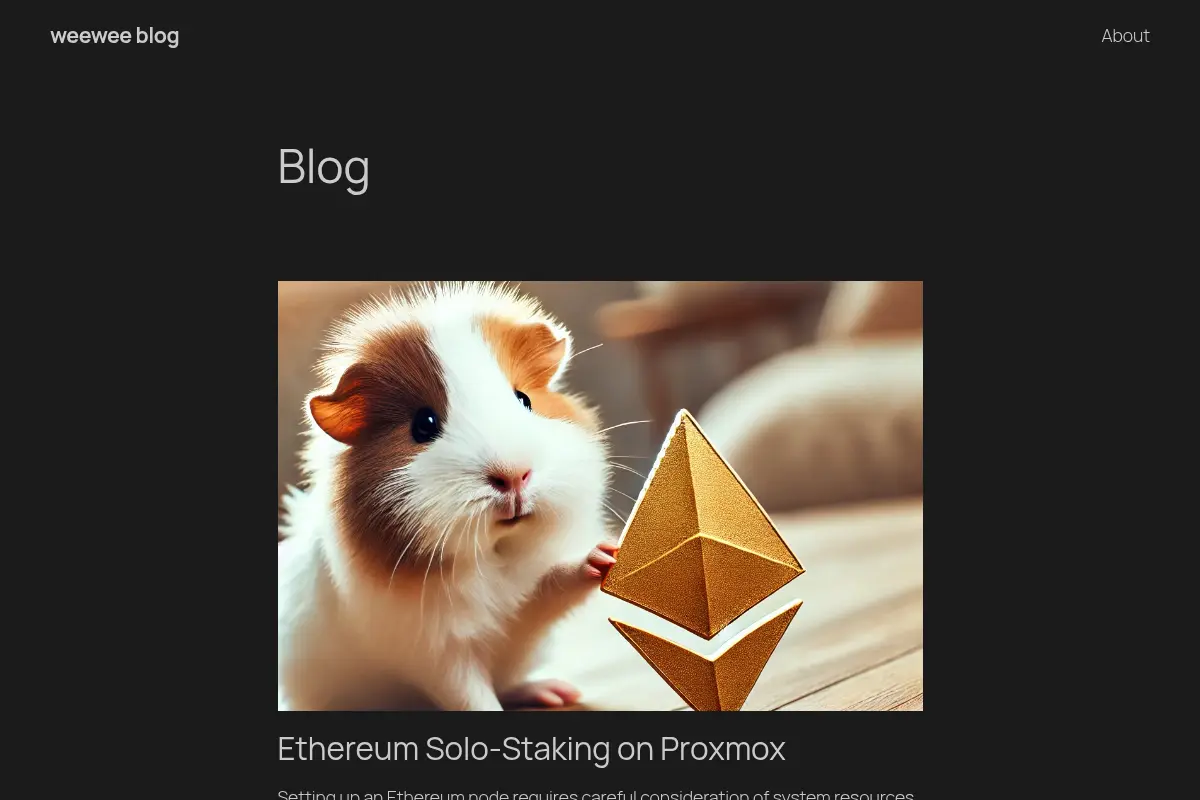 weewee blog