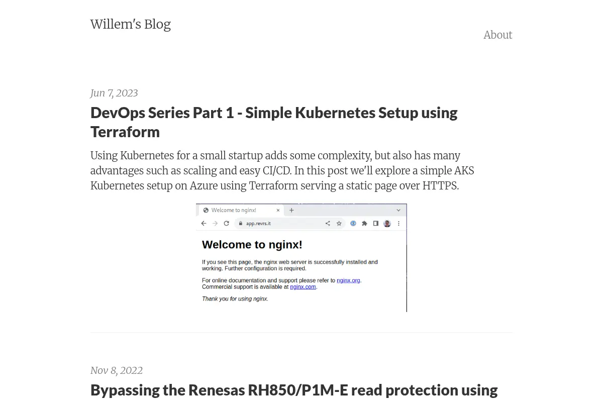 Willem's Blog
