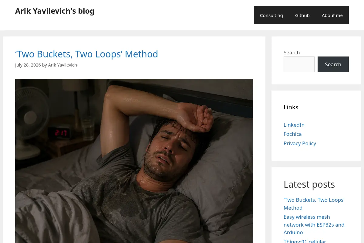 Arik Yavilevich's blog