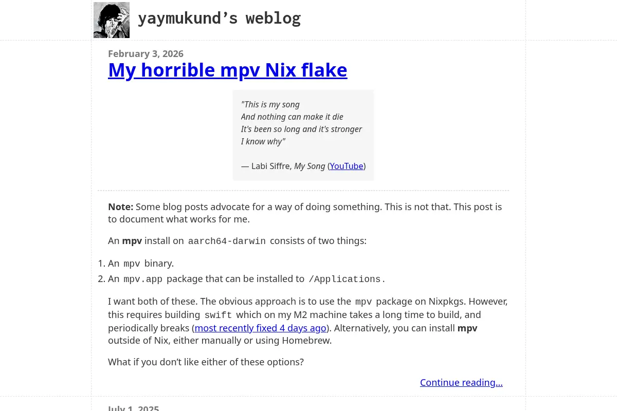 yaymukund's weblog