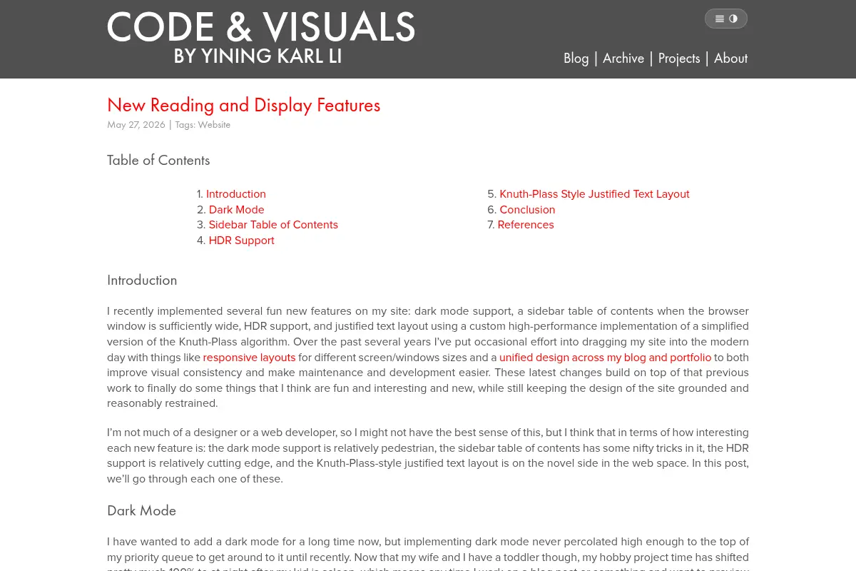 Code & Visuals