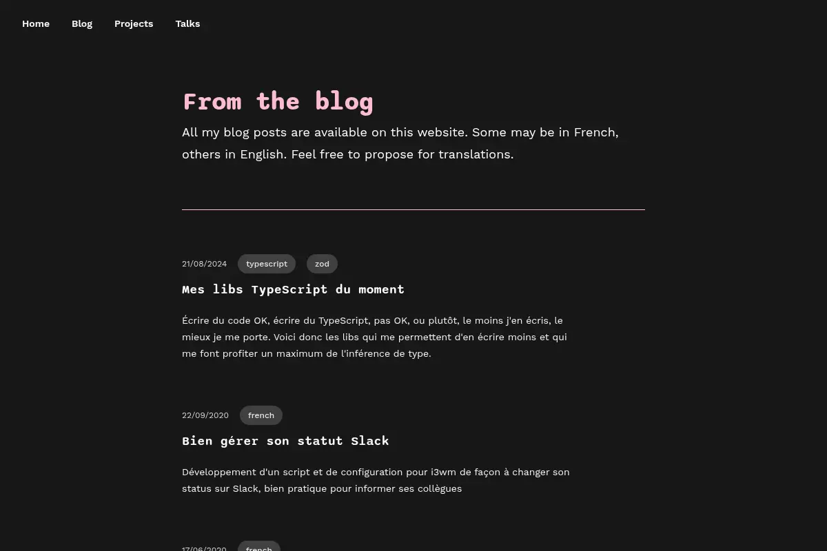 Blog | Yoann Fleury