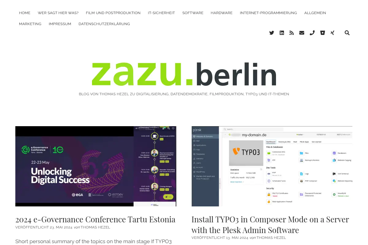 zazu.berlin – Blog von Thomas Hezel