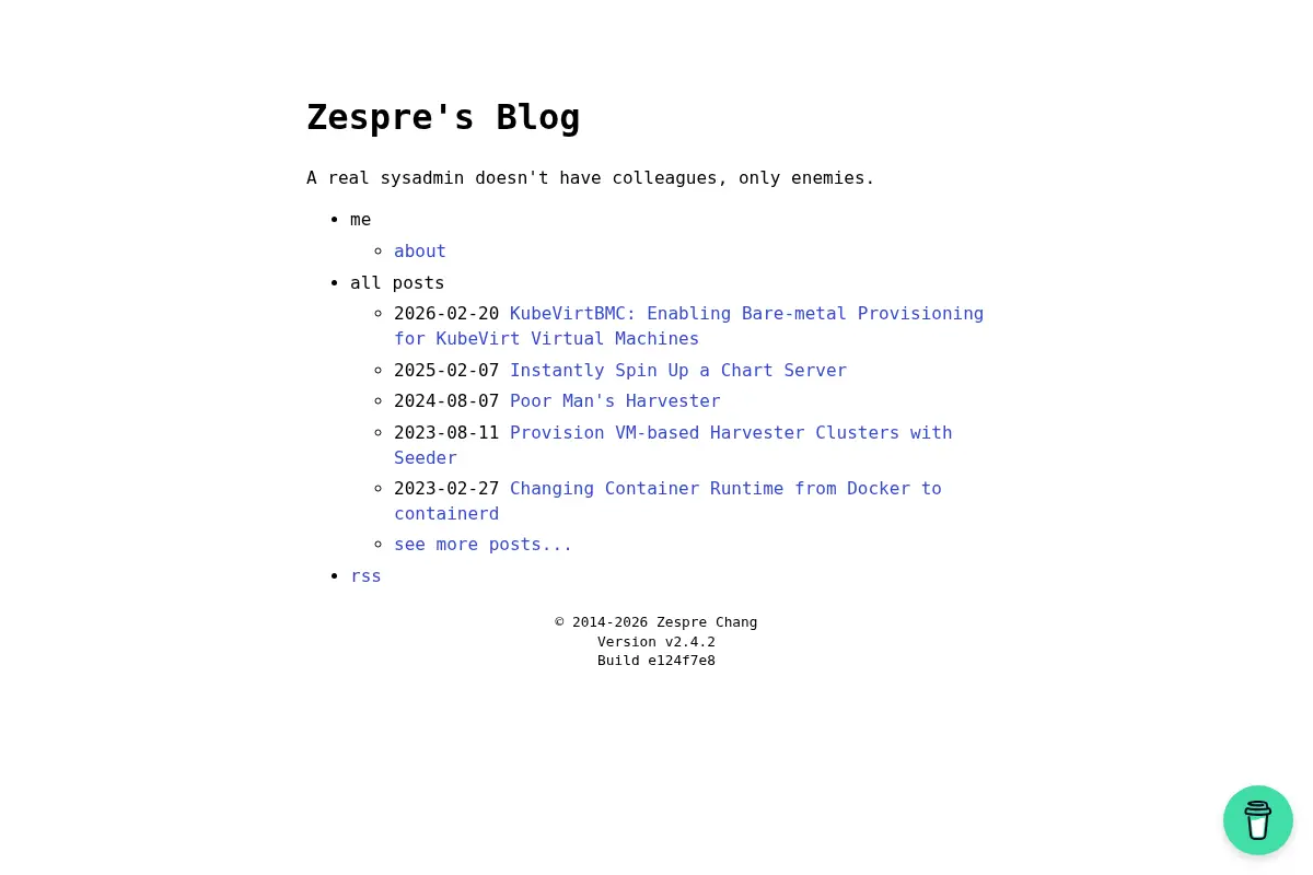Zespre's Blog