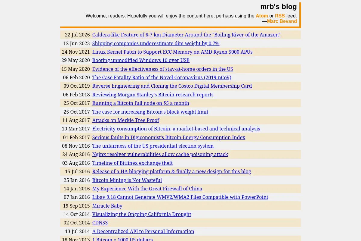 mrb's blog