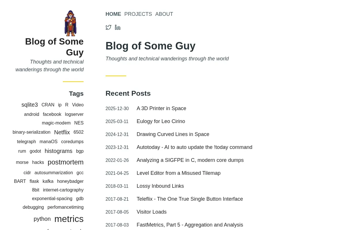 Blog of Some Guy