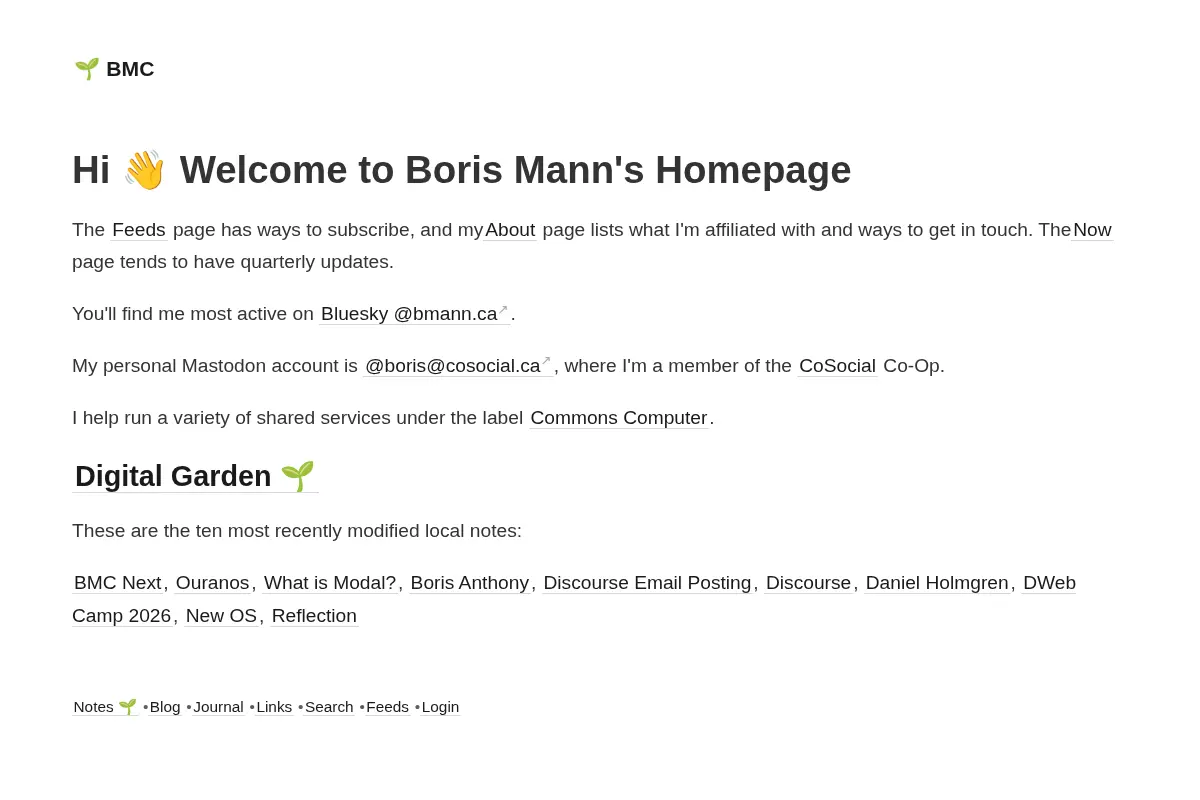 Boris Mann's Homepage