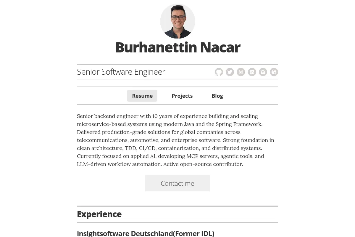 Burhanettin Nacar's Engineering Blog