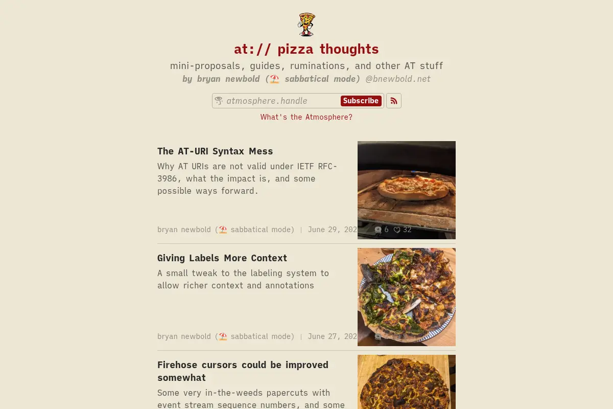 at:// pizza thoughts