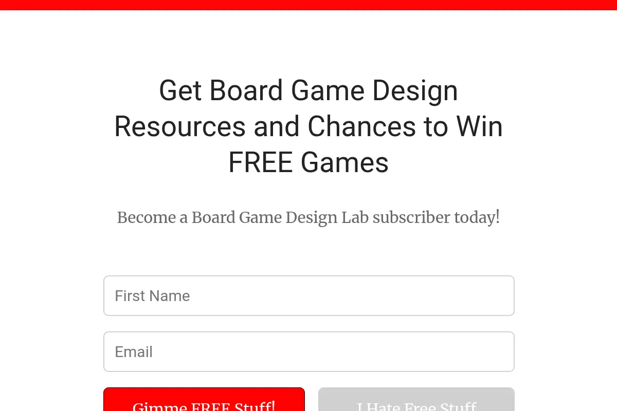 Board Game Design Lab