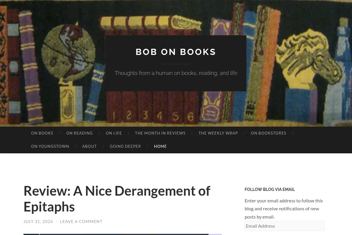 Bob on Books - Thoughts from a human on books, reading, and life