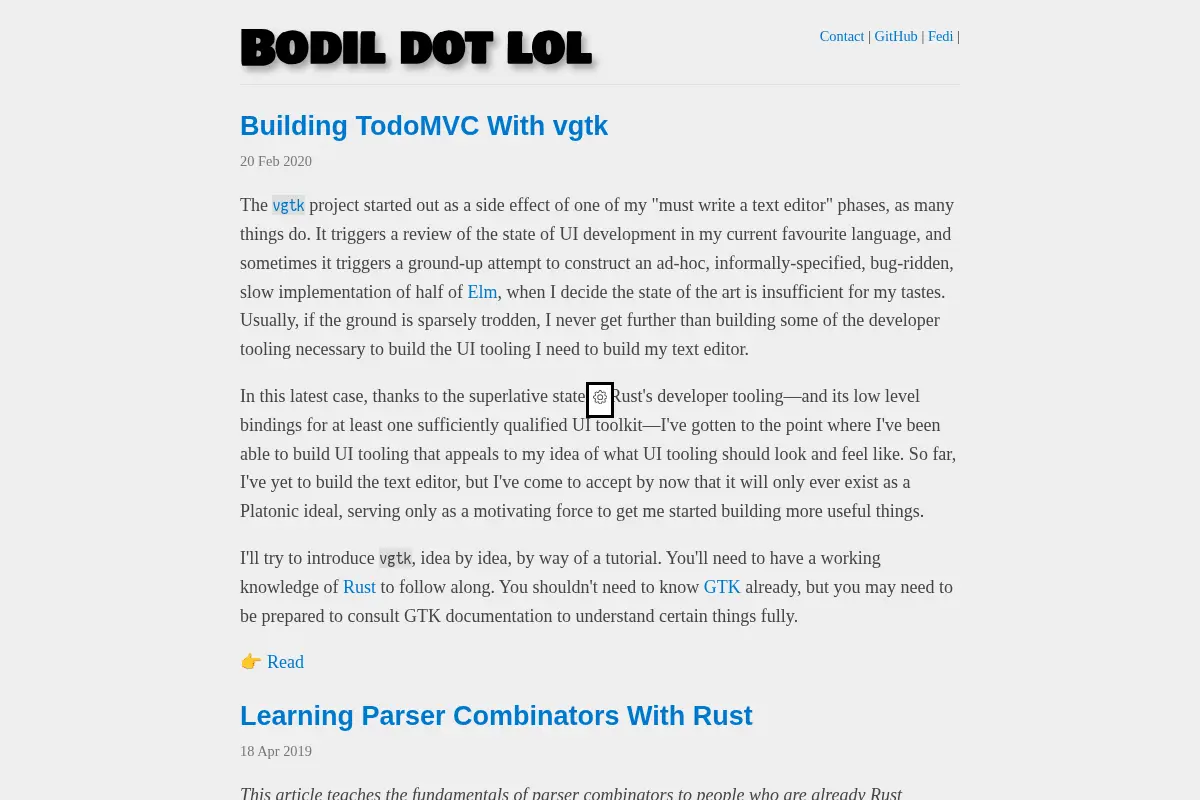 Bodil dot lol
