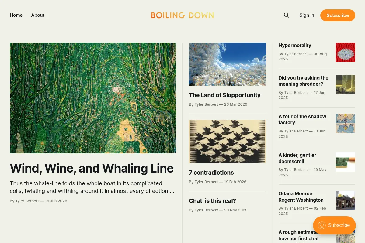 Boiling Down