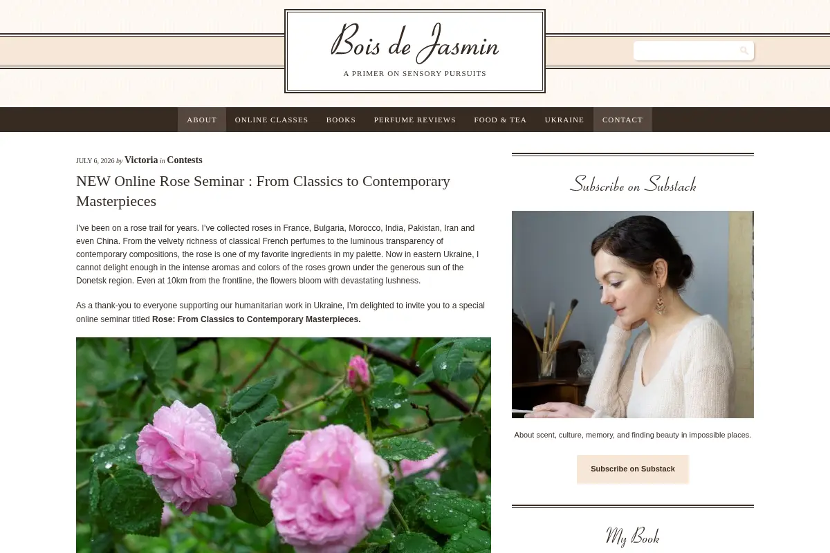 Bois de Jasmin: A Primer on Sensory Pursuits