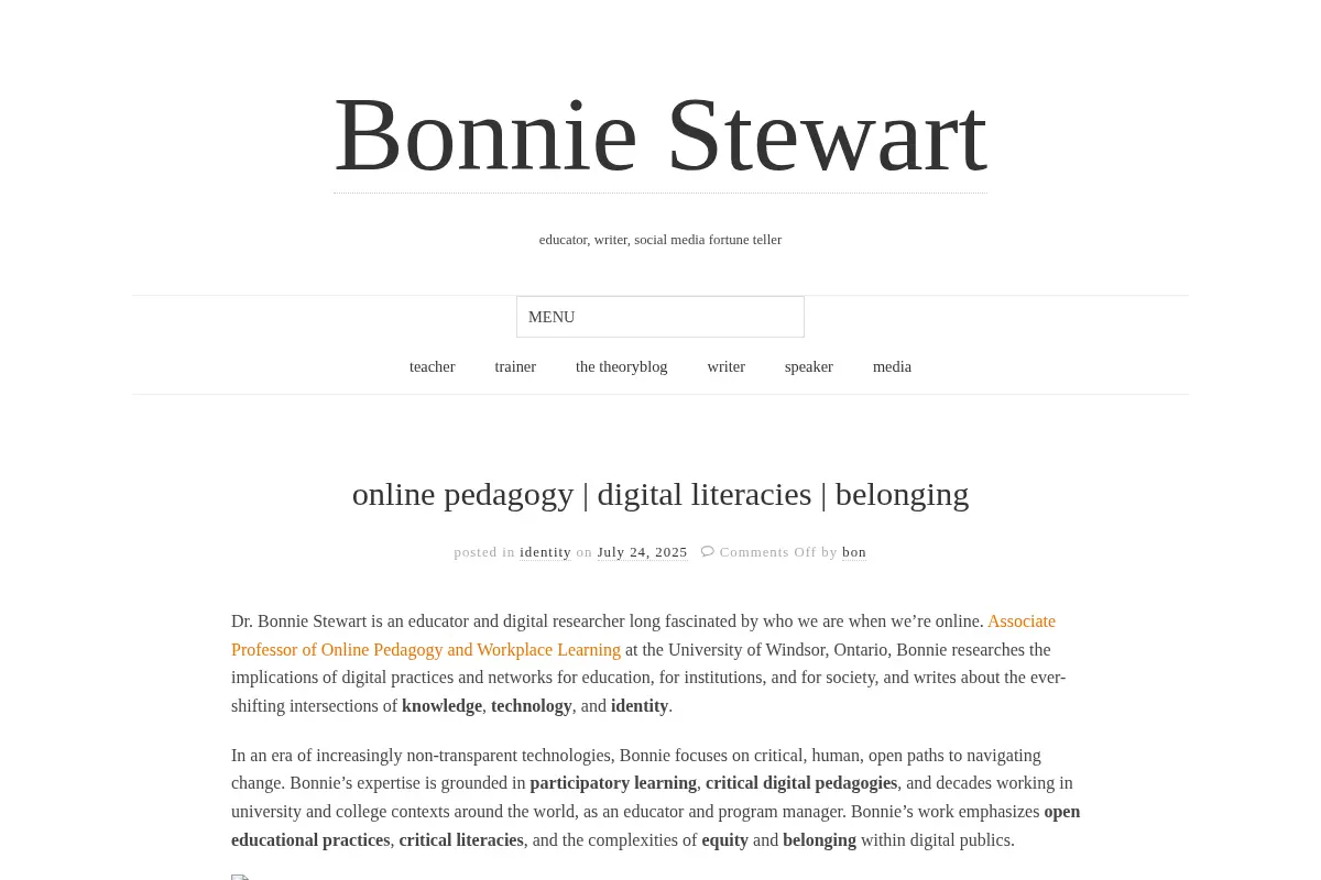 Bonnie Stewart