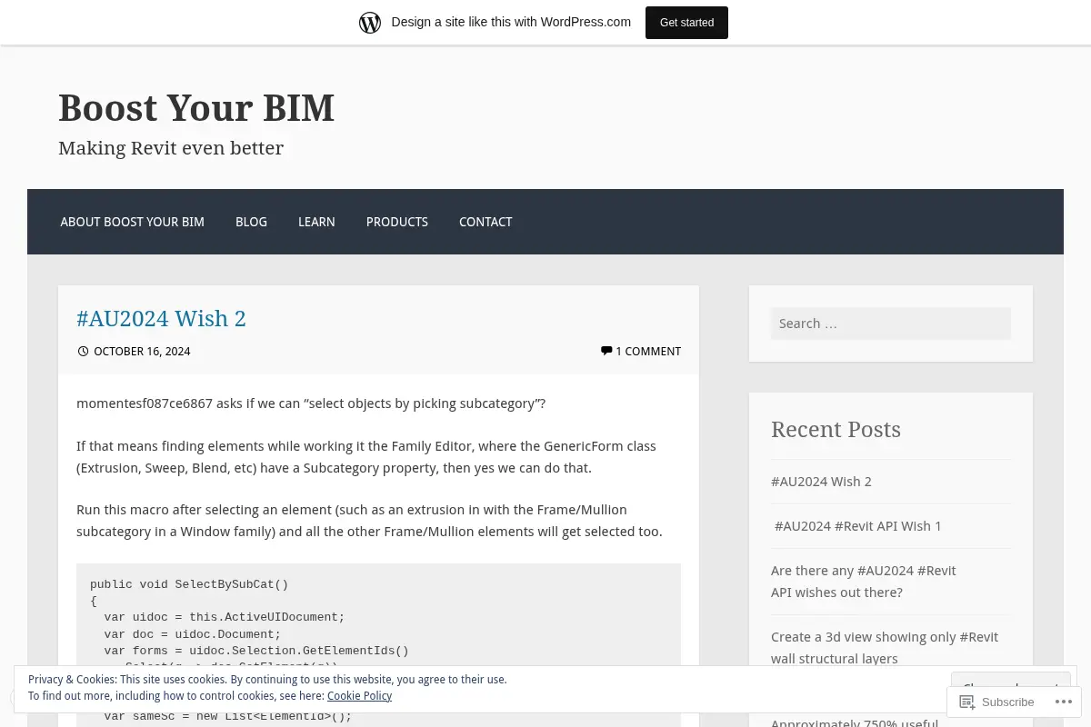 Boost Your BIM – Making Revit even better