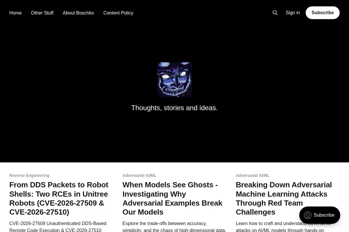 Boschko Security Blog