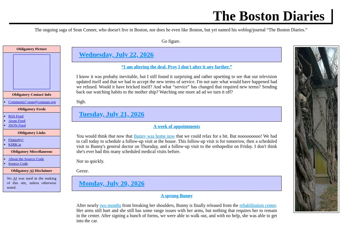 The Boston Diaries