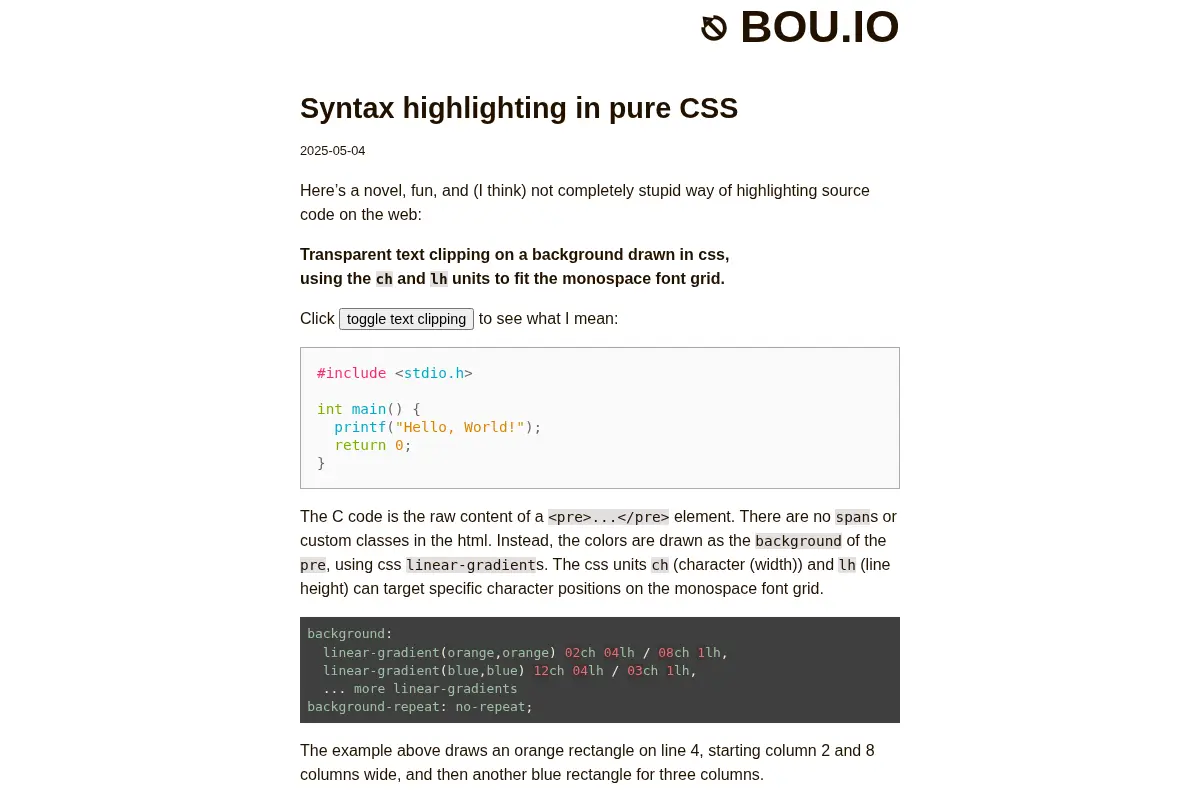 ⌫ bou.io