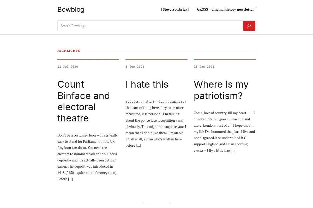 Bowblog