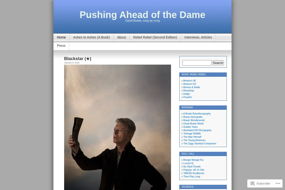 Pushing Ahead of the Dame