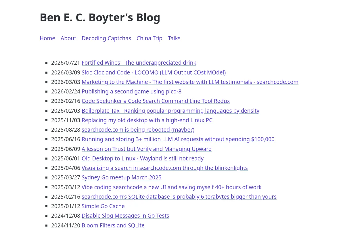 Ben E. C. Boyter