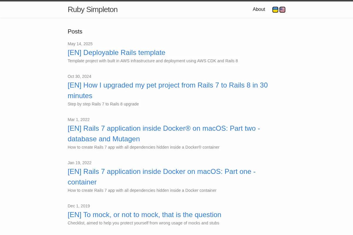 Ruby Simpleton