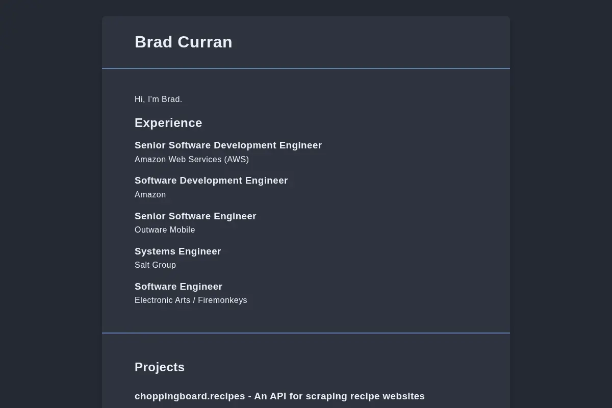 Brad Curran