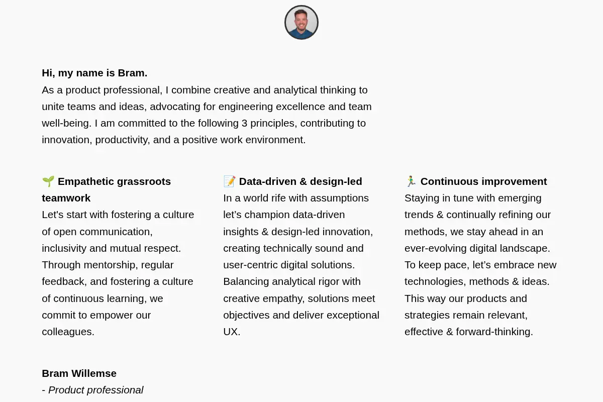 Bram Willemse - Product professional