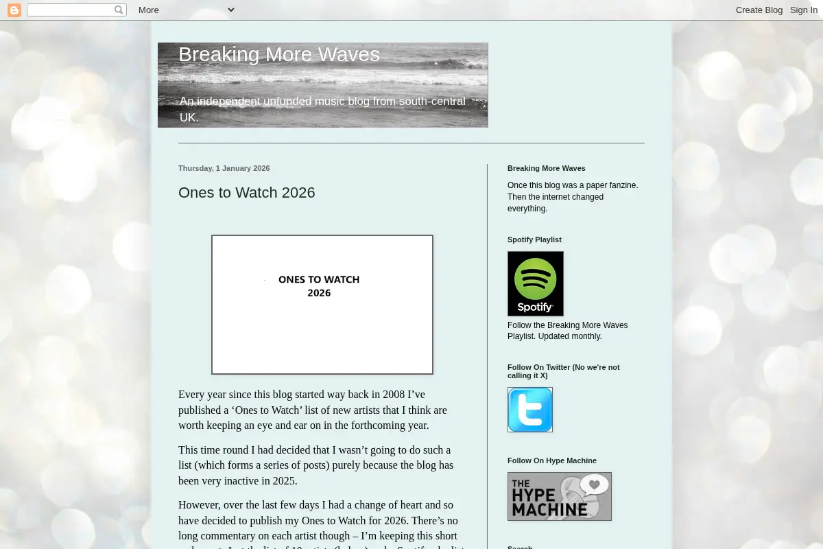 Breaking More Waves