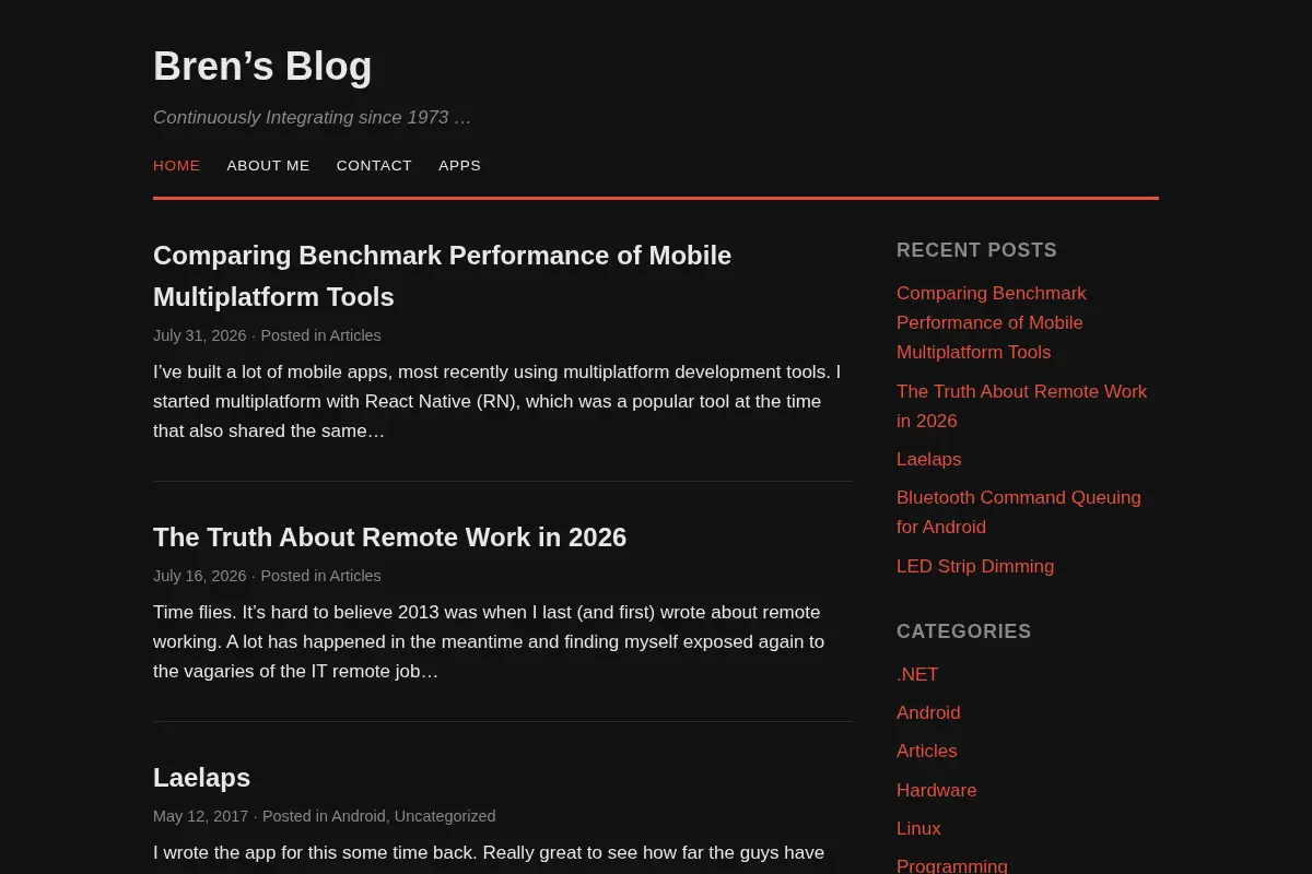 Bren's Blog
