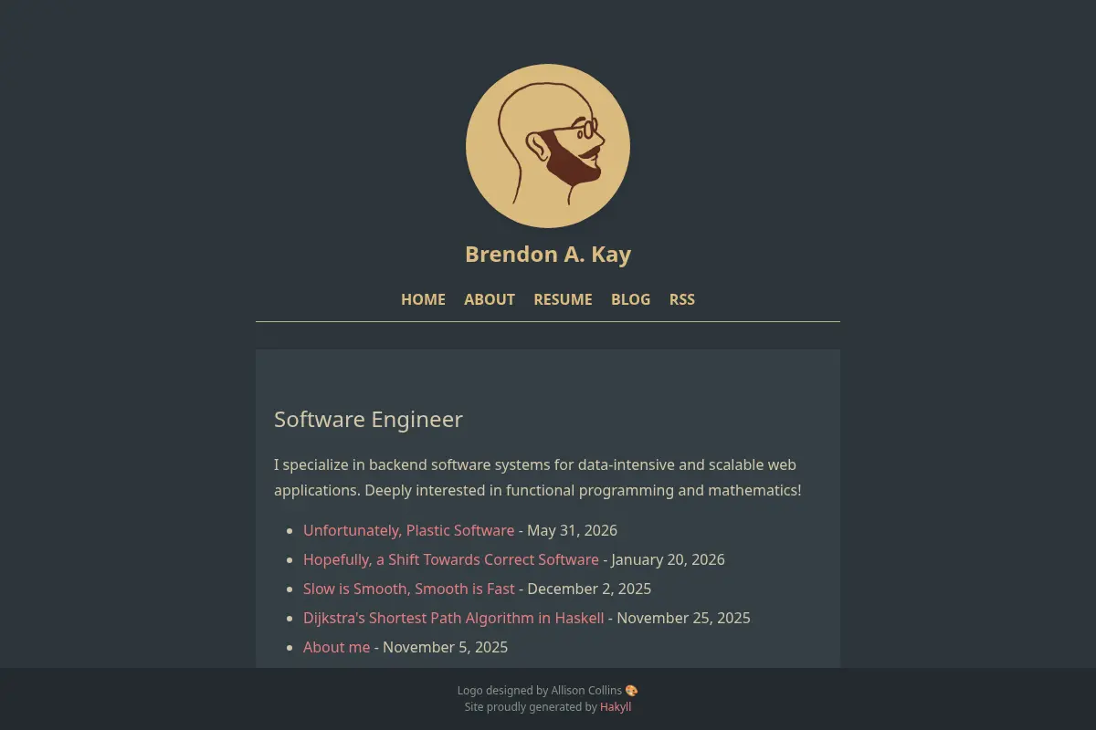 Brendon A. Kay - Software Engineer