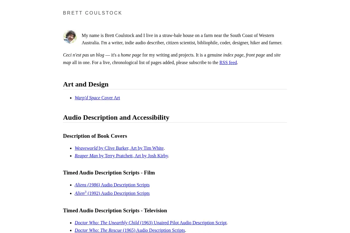 Brett Coulstock | Writer