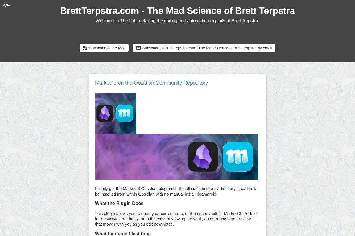 BrettTerpstra.com - The Mad Science of Brett Terpstra