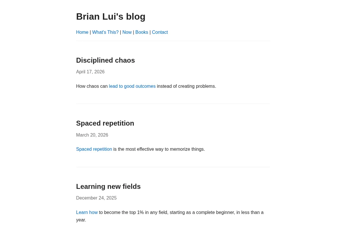 Brian Lui's blog