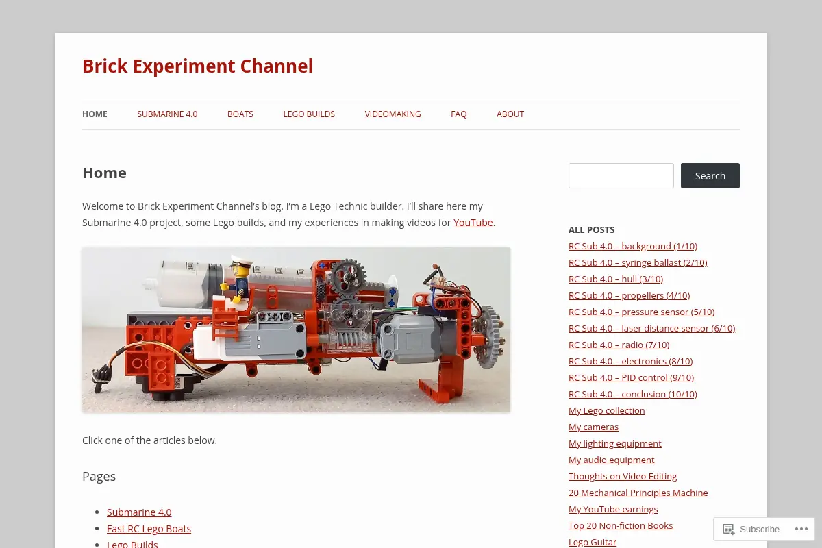 Brick Experiment Channel
