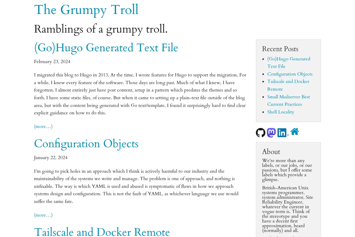 The Grumpy Troll