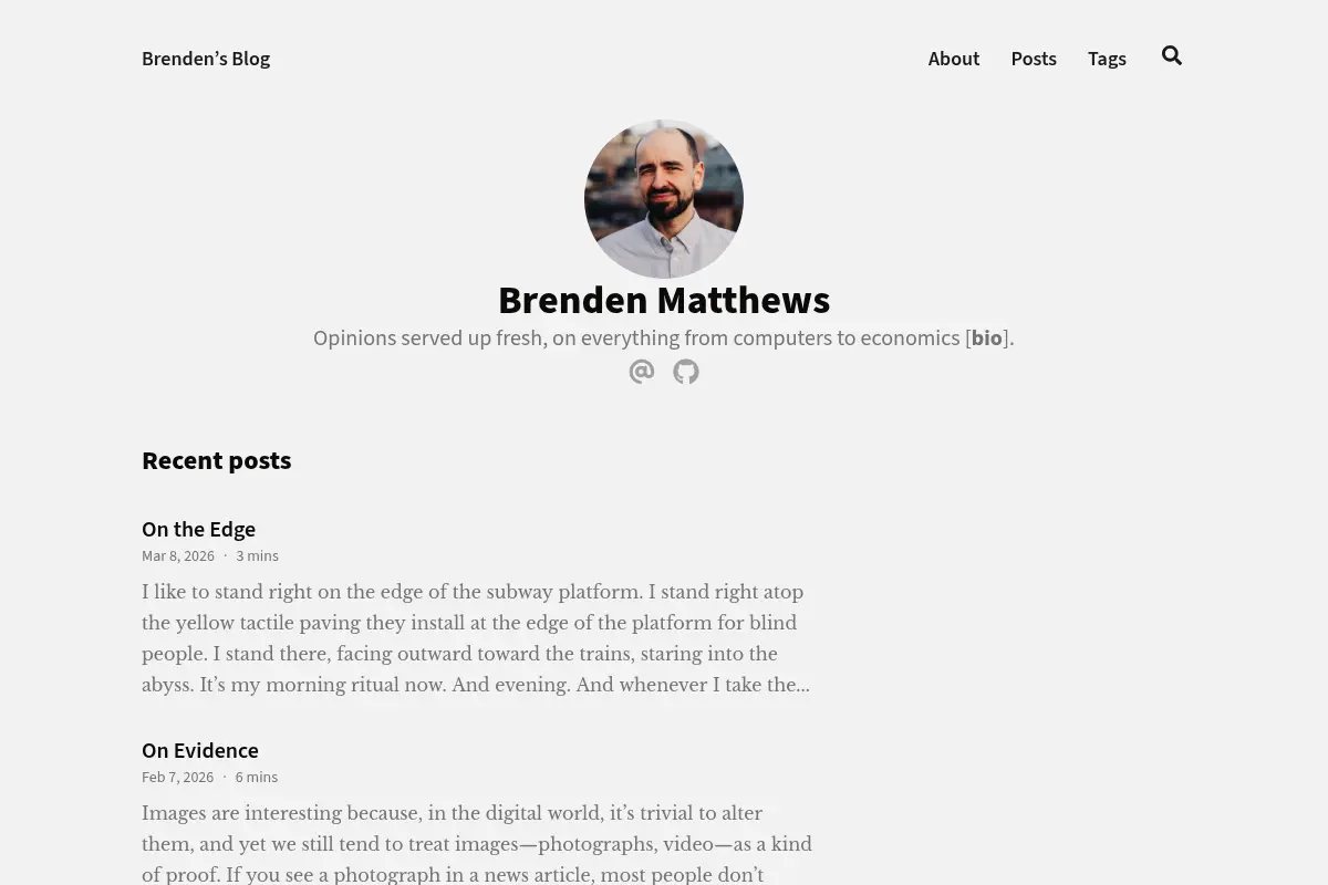 Brenden's Blog