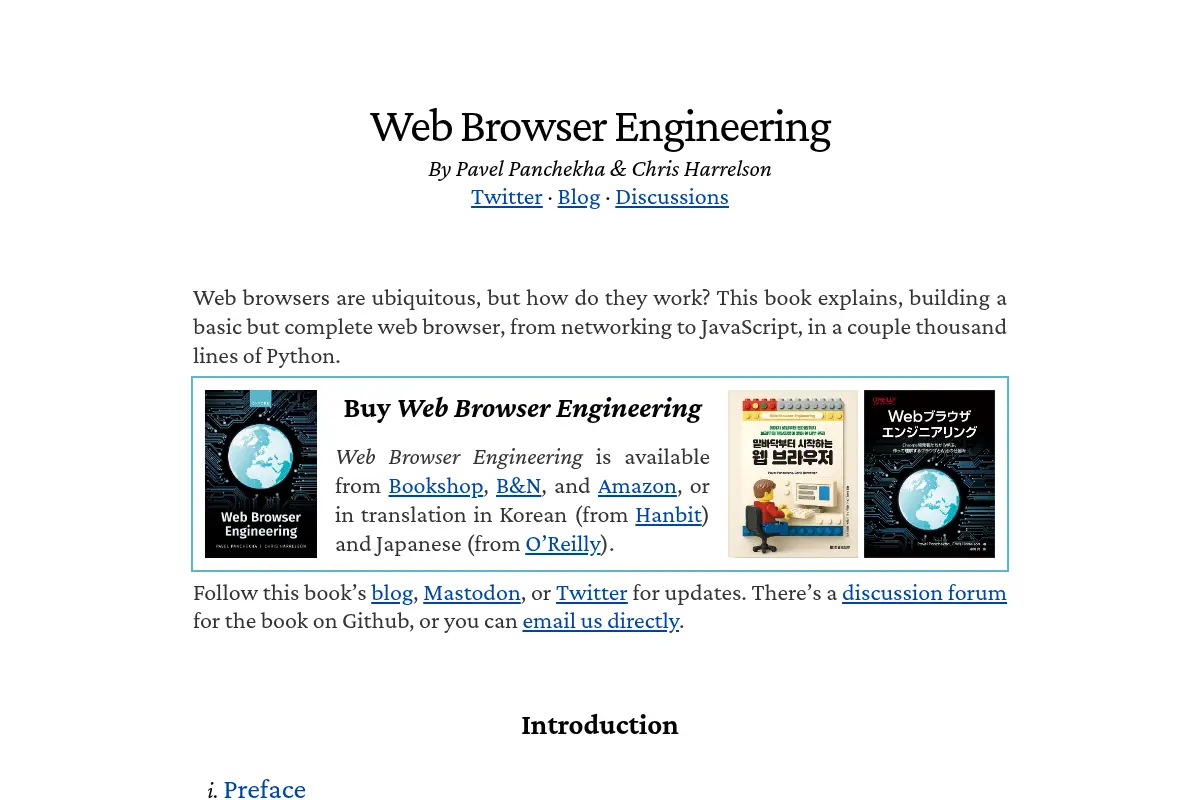 Web Browser Engineering