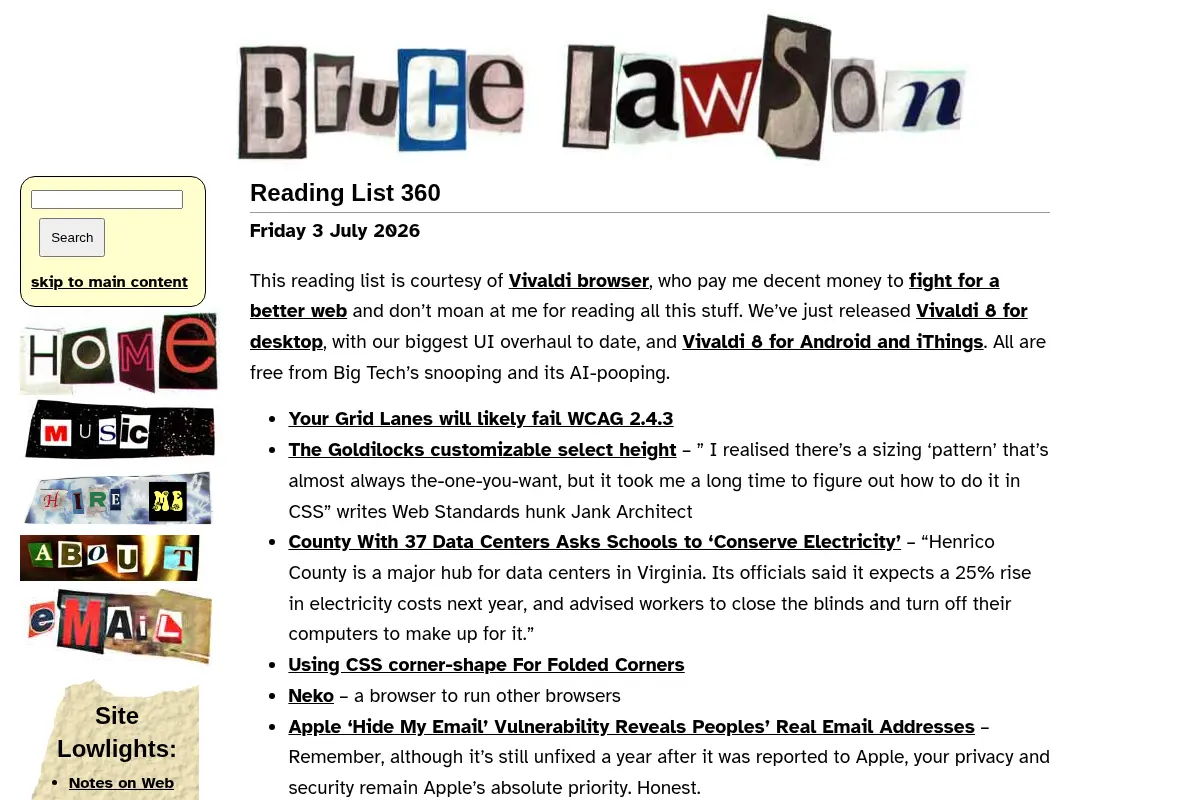 Bruce Lawson's personal site