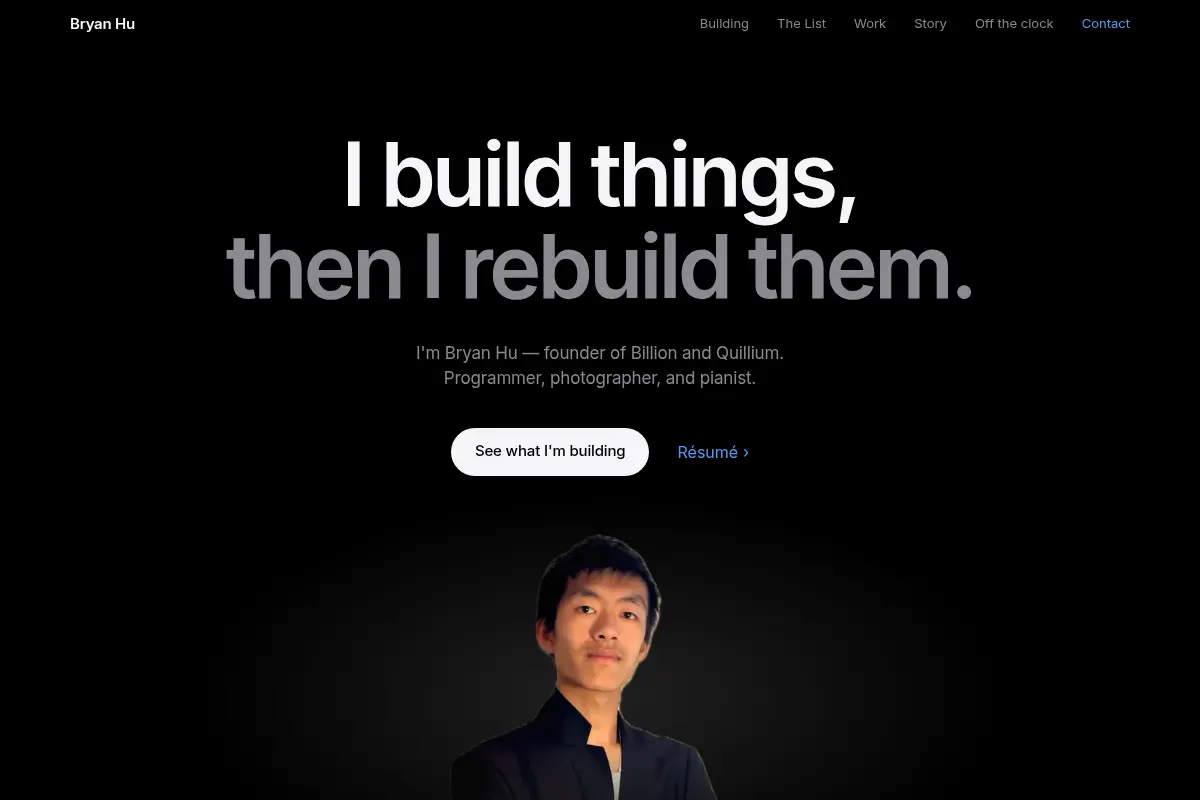 Bryan Hu — Founder & Developer