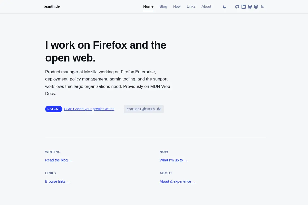 Brian Smith | Product Manager, Firefox Enterprise